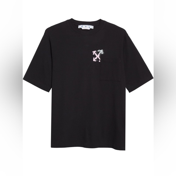 Off-White Graffiti Arrows Cotton Graphic Tee